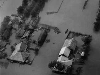 1970. Tiszai árvíz (Fotó: MTI)